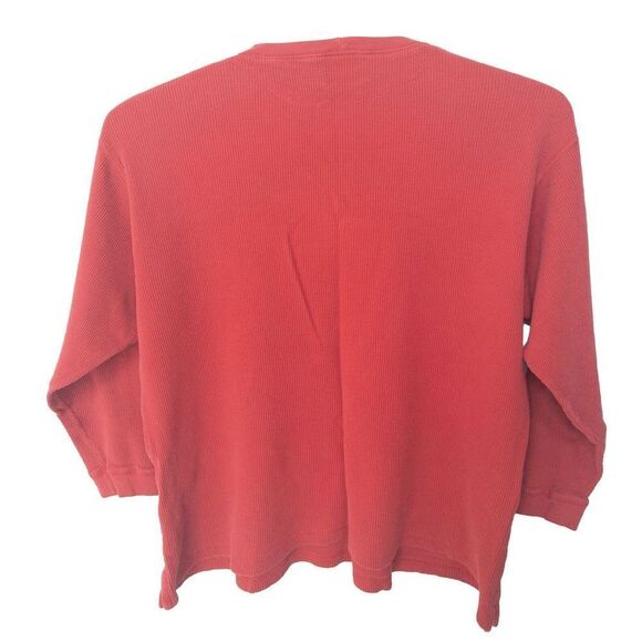 Britches Great Outdoors Red‎ Thermal Waffle Shirt Mens XL - Picture 5 of 9